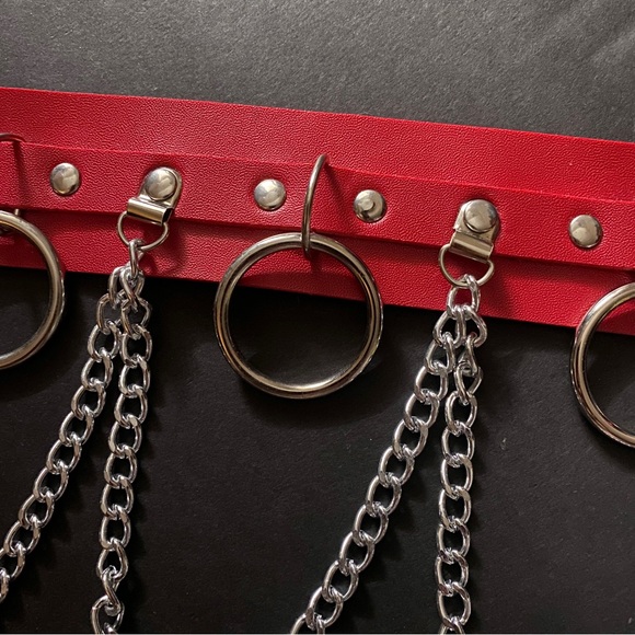 SOLD ‘BLOODLUST’ Goth Bondage Choker Necklace 🔪⛓️ - Picture 6 of 6